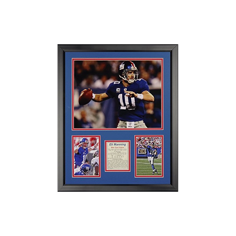 Legends Never Die Eli Manning Home Framed Photo Collage, 16"