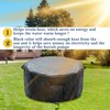 Insulated Inflatable Hot Tub Cover Round Full Coverage Hot Tub