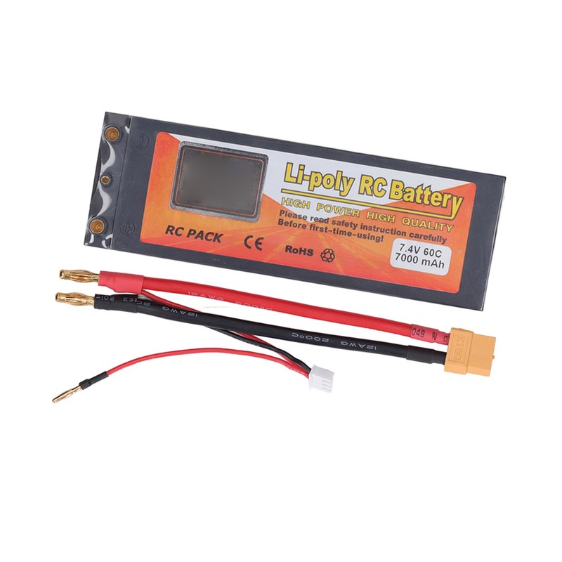 Li Poly RC Battery 2S 60C 7000mAh 7.4V Li Poly