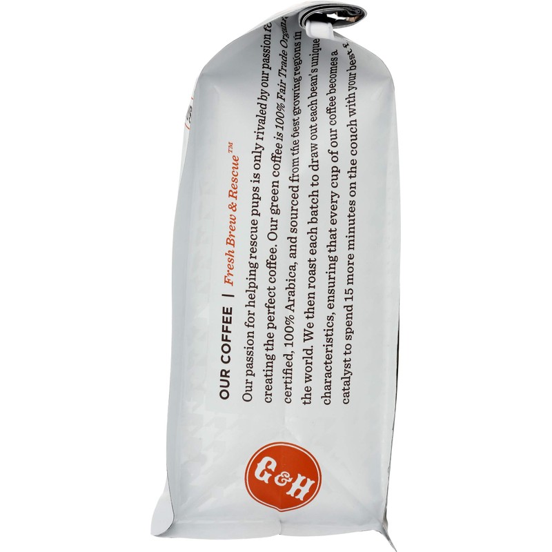 Grounds & Hounds, Coffee Gandh Morning Walkwhole Bean Organic, 12