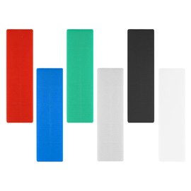 BHSTTNIXP 100mm*28mm Plastic Packers,Durable Decking Spacers,Door Frame Window Installation Shims for Home Improvement (6 Colors,42 PCS)