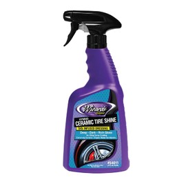 Wizards Hybrid Ceramic Tire Shine Spray - SiO2 Infused - 22 fl oz - Longer Shine and UV Protective Shield Against Water and Pollution - Fast Drying No Sling Spray Tire Coating