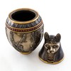 Top Collection Canopic Jar Statue in Cold Cast Bronze -