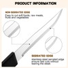 Gisafai 150 Pieces Steak Knives Stainless Steel Serrated Knives with