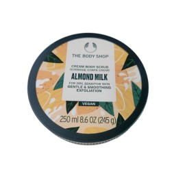 The Body Shop Almond Milk Body Scrub  250ml 8.6oz NEW Discontinued