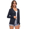 Famrrifuu Women's Cardigan Elegant Cardigan Summer Lightweight Jacket Long Sleeve
