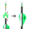 ACDSHOT 6PCS X Lighted Nocks for Arrows with .204 .233