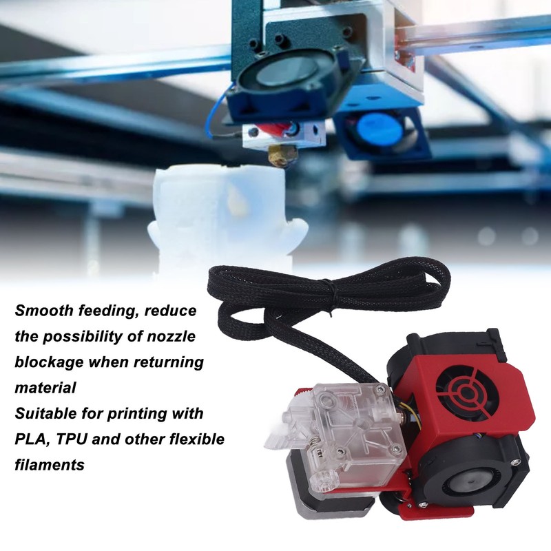 Direct Drive Extruder Upgrade Kit Dual Fan Wheels Short Range