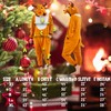 NEWCOSPLAY Unisex Adult Brown Reindeer Onesie Plush One Piece Pajamas