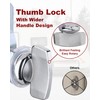 Naissian RV Thumb Cam Lock,Keyless Thumb Twist Operated, for Boat,