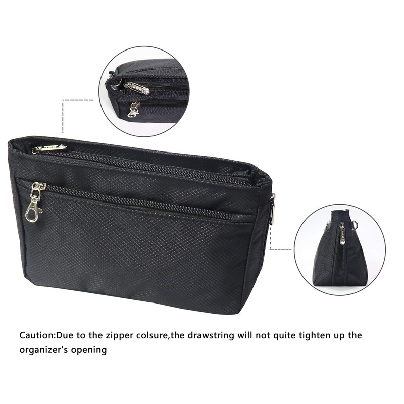Soyizom Expandable Nylon Handbag Liner Organiser Purse Organiser Insert Bag