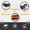 BINQIGOO 2Pc Full LED Rear Bumper Reflector Lights Kit for
