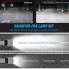 ILAMP Fog Lamps Assembly with LED Compatible with 2015-2019 Nissan