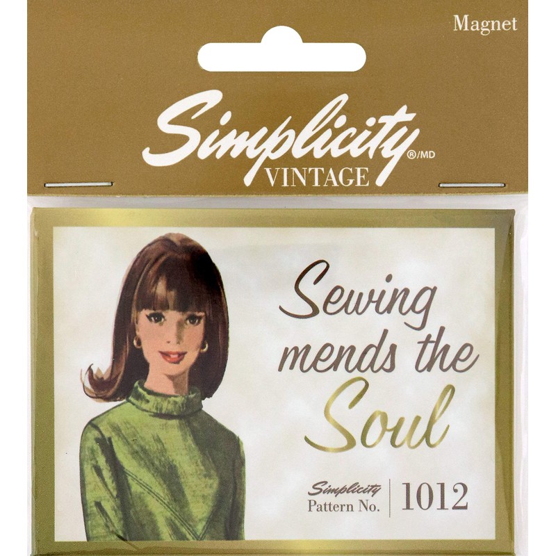 Simplicity Vintage Magnet, Multicolour, One Size