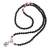 KYEYGWO Clover Leaf Crystal Beads Bracelet for Unisex, Buddhist Necklaces