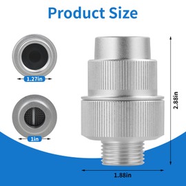 Washing Machine Water Filter, Washing Machine Metal Filters Made of aluminum alloy, for Most Standard Washing Machine Connections