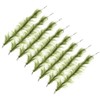 8PCS Carp Fishing Tied Hair Rigs Nylon Green Grass Line