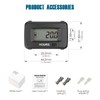 Runleader Digital Maintenance Hour Meter AC/DC 5V to 277V for