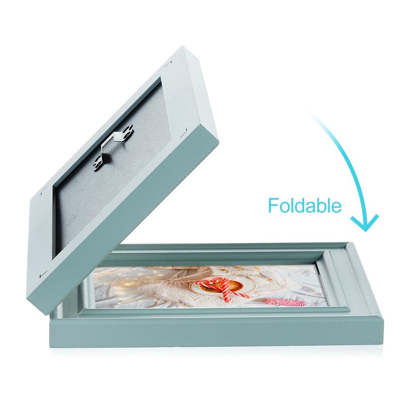 Tamolus 4x6 Double Hinged Picture Frame Folding Photo Frame Vertical