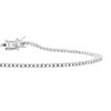 1.3mm Delicate Round Cut AAA Cubic Zirconia Tennis Bracelet for