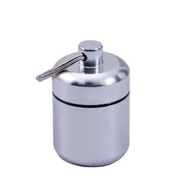Mini Pastillero Portátil De Aluminio Llavero De Bolsillo