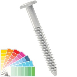 Ekena Millwork LVSL0004PG 3" Lifetime Vinyl Shutter-Lok's (4/Bag)