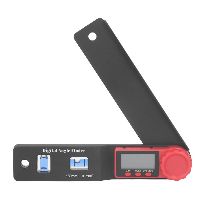 2 in 1 Mini Digital Angle Finder Ruler Protractor Blue