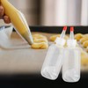 Rumyve 2pcs Plastic Extrusion Bottle,Applicator Bottle with Tip Extrusion Plastic