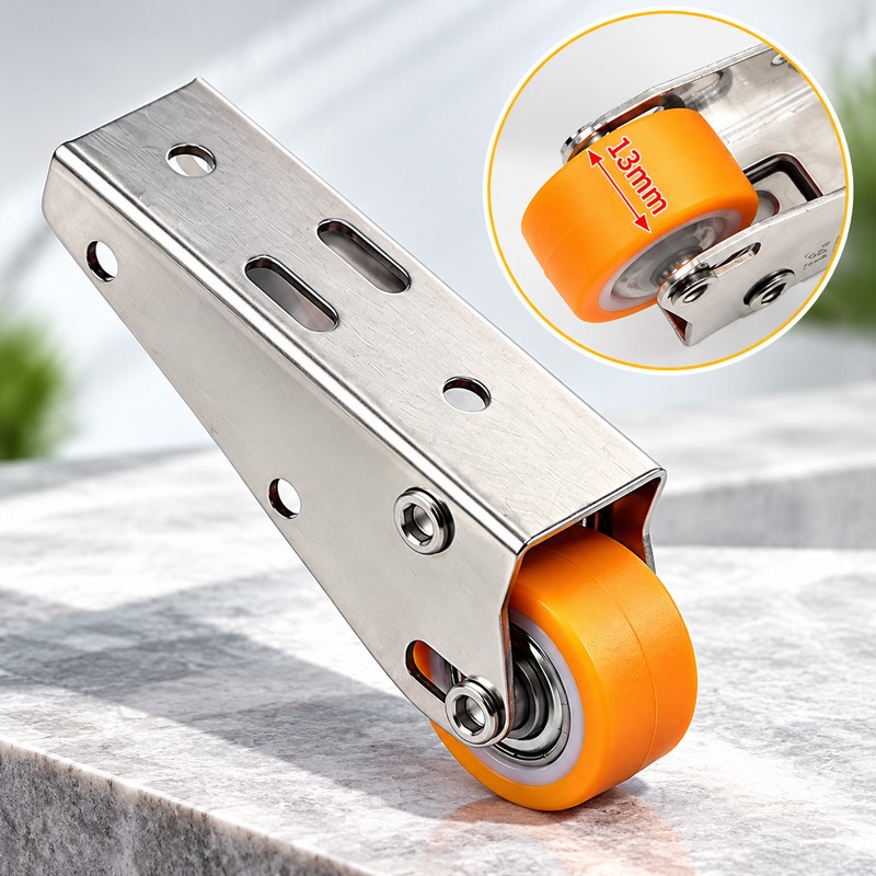 Spring-Damping Gate Support Wheel for Sliding Doors – Anti-Sag Positioning