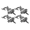 4pcs Gnome Plant Markers Rustproof Metal Plant Labels Fruits Vegetable