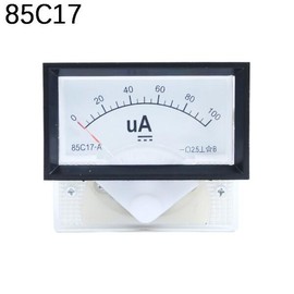 호환 패널 마운트 아날로그 전류계 DC 0-100uA 50uA 200uA 측정 범위 85C17 [03 0-200UA] Compatible Panel Mount Analog Ammeter DC 0-100uA 50uA 200uA Measurement Range 85C17 [03 0-200UA]