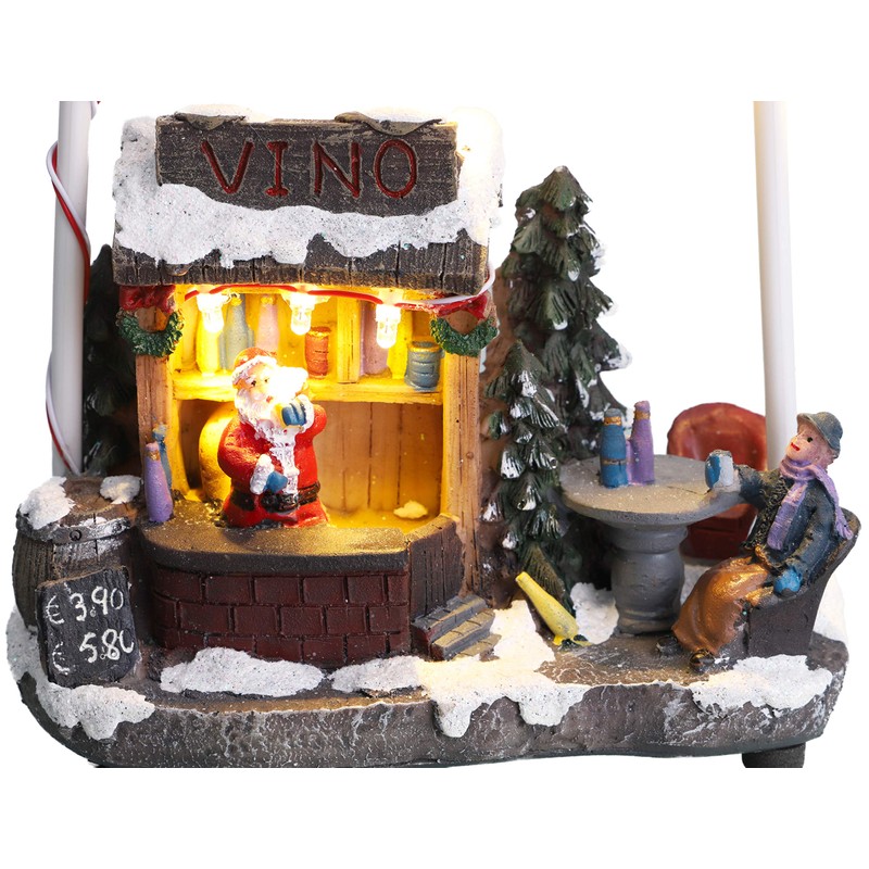 Christmas Concepts® 5"/ 13cm LED Light Up Christmas Market Scene