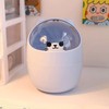 NIDHFG 2 Pieces Cute Mini Desktop Trash Cans, Creative With