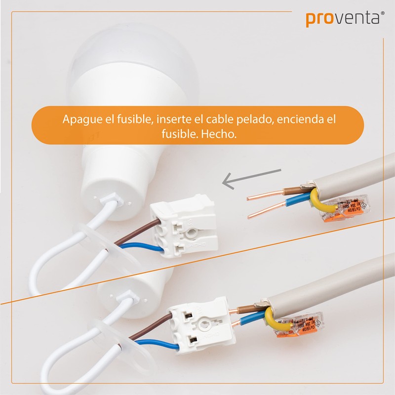 LED's light Renovation Lamp with Plug-In Terminal 10 W Neutral