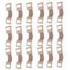 CATIEBYE 50pcs Elastic Bandage Clips - Metal Bandage Wrap Clips