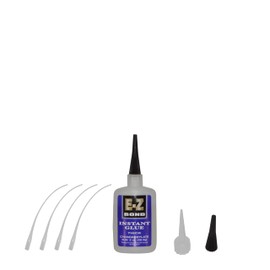 E-Z Bond Professional Grade Thick Instant Glue, 700 CPS (2 oz)