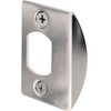 Defender Security E 2234 Standard Latch Strike, 1-5/8 in. Hole Spacing, Steel, Chrome, Pack of 2