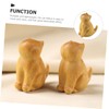 BIUDECO Cat Figurine Small Sitting Kitten Sculpture for Home Decoration