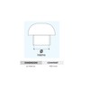 First Plast cdvm100t Ventilation Hat Head esalatore, Red, Diameter 100 mm