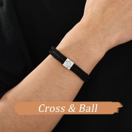 Lydow Baseball Bracelet Boys to My Son Gifts from Mom Dad Accessories 8-12 12-14 Jewelry Gear Cross Stuff Coaching Players Drip Essential Teen Grandson Men Mom Christmas Birthday Valentines Day