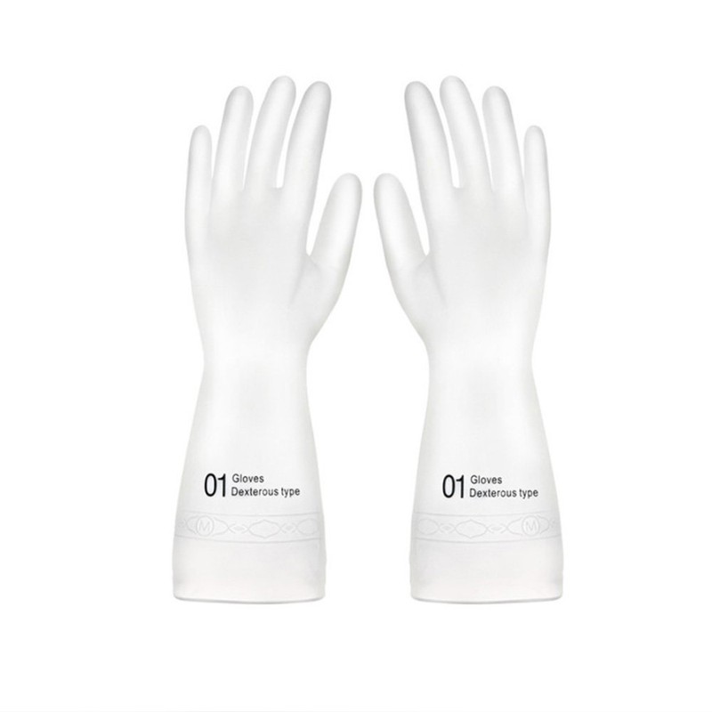 Nitrile rubber gloves kitchen cleaning dishwashing pvc gloves, LL_3 sets