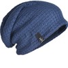 FORBUSITE Mens Slouchy Long Oversized Beanie Knit Cap for Summer