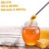 2Pcs 9.8 Inch Silicone Honey Dipper Sticks Honey Spoon, Long