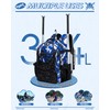 FOKDUVB Baseball Softball Backpack for Kids Boys Girls 6-8 8-12