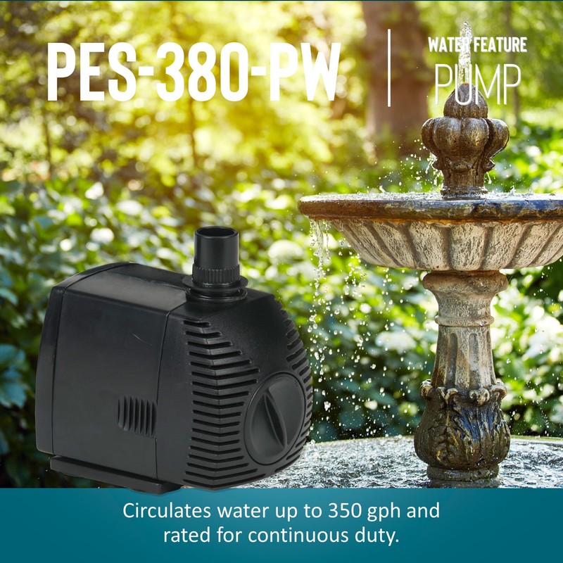 Little Giant PES-380-PW 115-Volt, 380 GPH Magnetic Drive Pump for