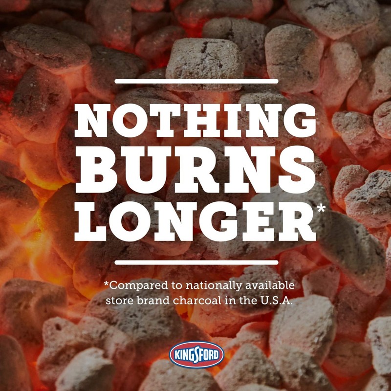 Kingsford Original Charcoal Briquettes, BBQ Charcoal for Grilling, 8 Pounds