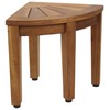 AquaTeak 12" Kai OptiAREA Corner Teak Shaving & Washing Foot
