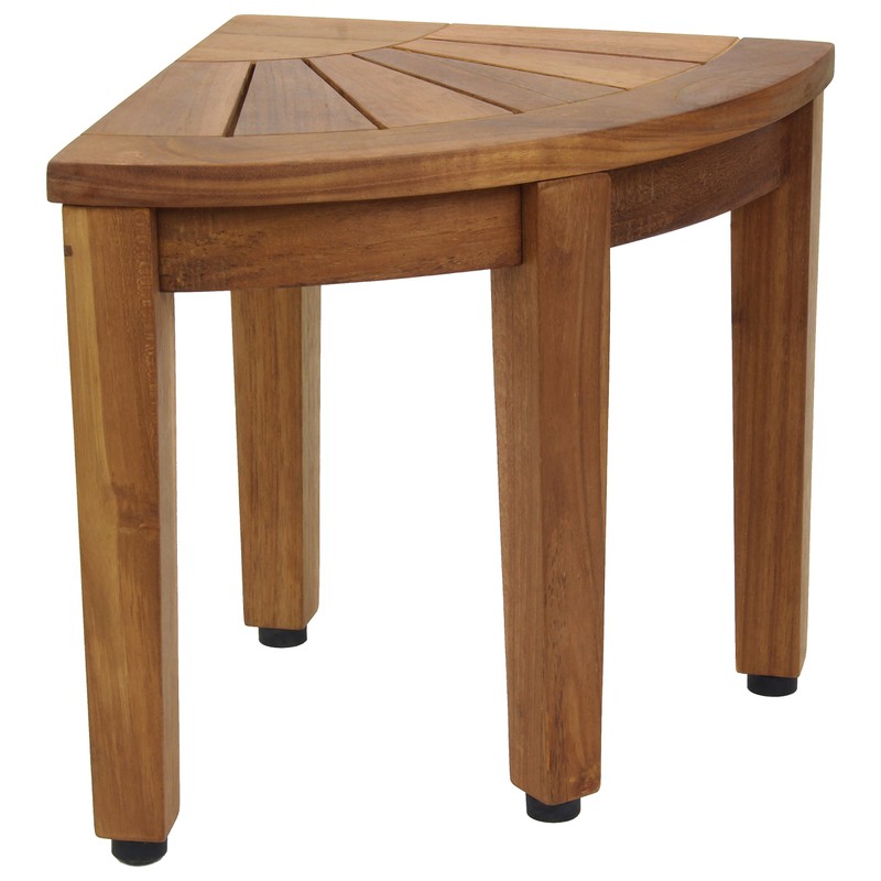 AquaTeak 12" Kai OptiAREA Corner Teak Shaving & Washing Foot