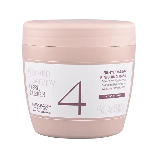 Alfaparf Mascarilla Lisse Design Paso#4 Keratin Therapy Rehydrating Finishing Mask