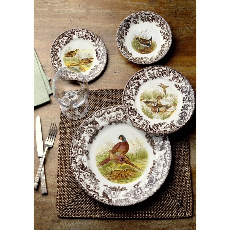 Spode Woodland Pheasant Salad Plate